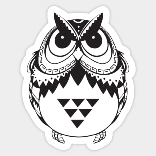 Ethnic Owl V.2 Sticker